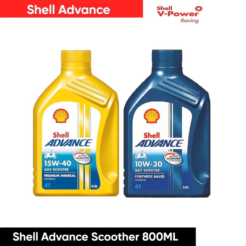 DELO shell-Shell Advance Scooter Automatic Transmission 15W-40 Scooter ...