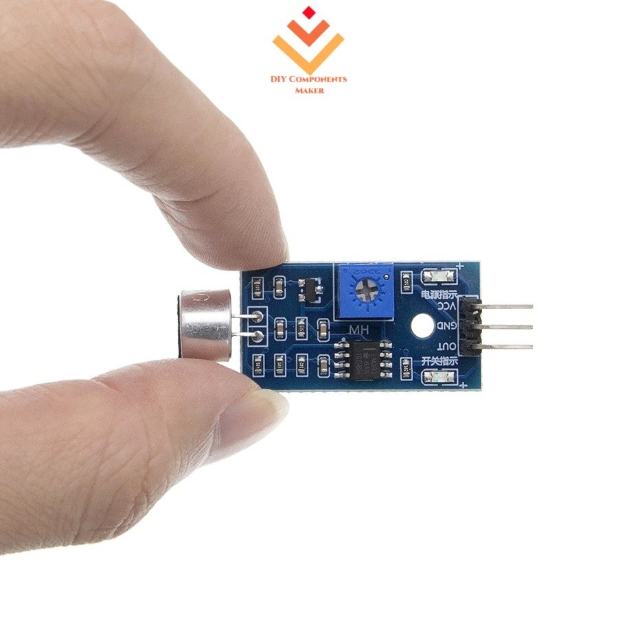 3pin Voice Sound Detection Sensor Module Intelligent Microphone Sensor ...