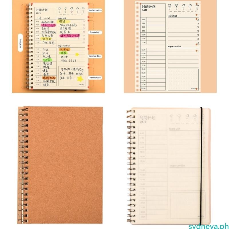 Best Time Management Manual Spirals Notepad Do List Daily Planner for ...