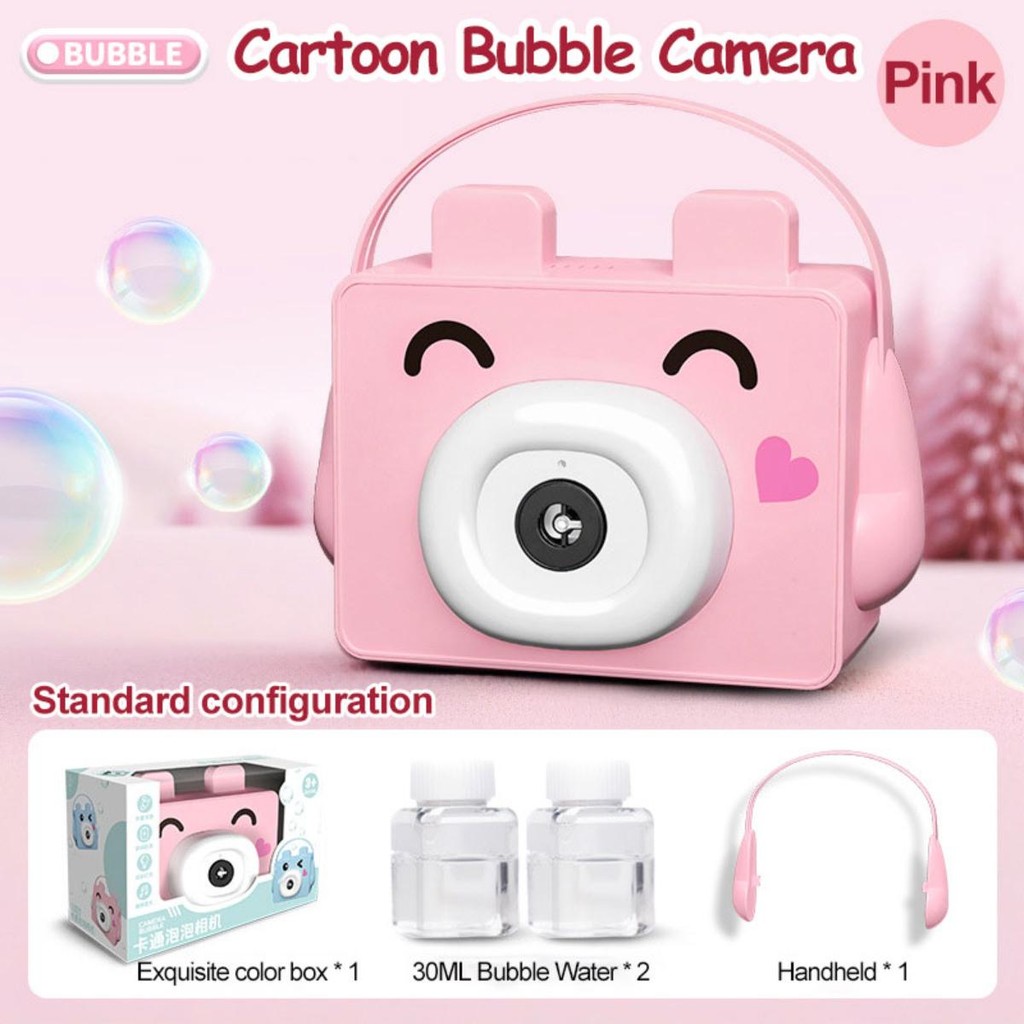 Bubbles Toys For Kids Machine Electronic Toys Cute Little Pig Camera ...