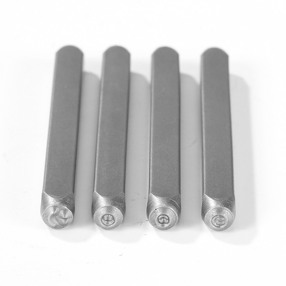 Metal Jewelry Stamps Love Heart Punch Working Blank Bangle Stamping