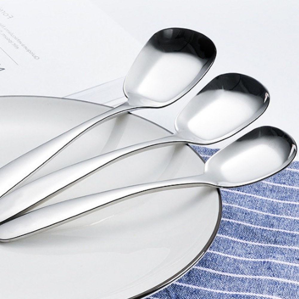 【shopee】Stylish Square Spoons Set Lightweight and Ergonomic Suitable ...