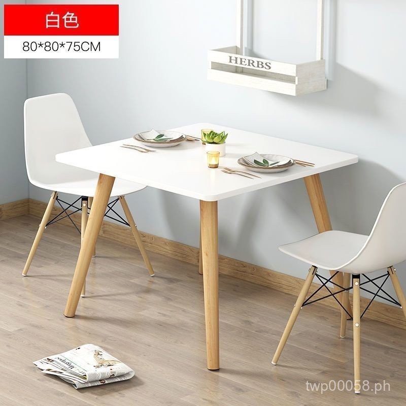 Nordic Style Dining Tables and Chairs Set Modern Simple Dining Table ...