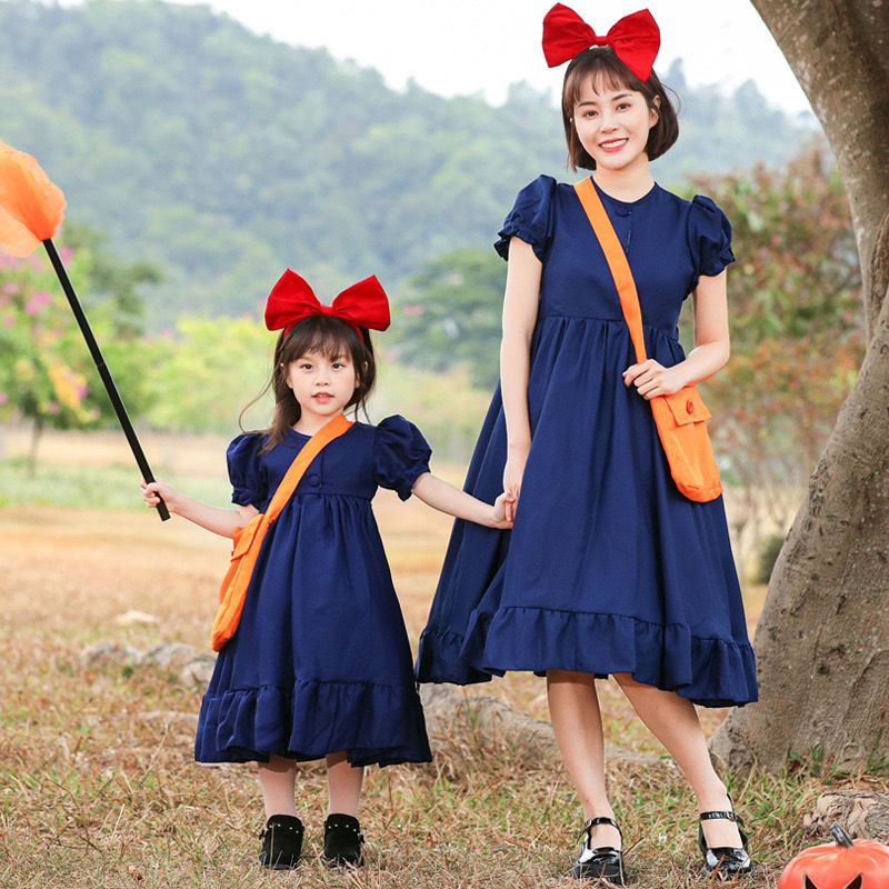 现货 Halloween parent-child anime role-playing costumes two-dimensional ...