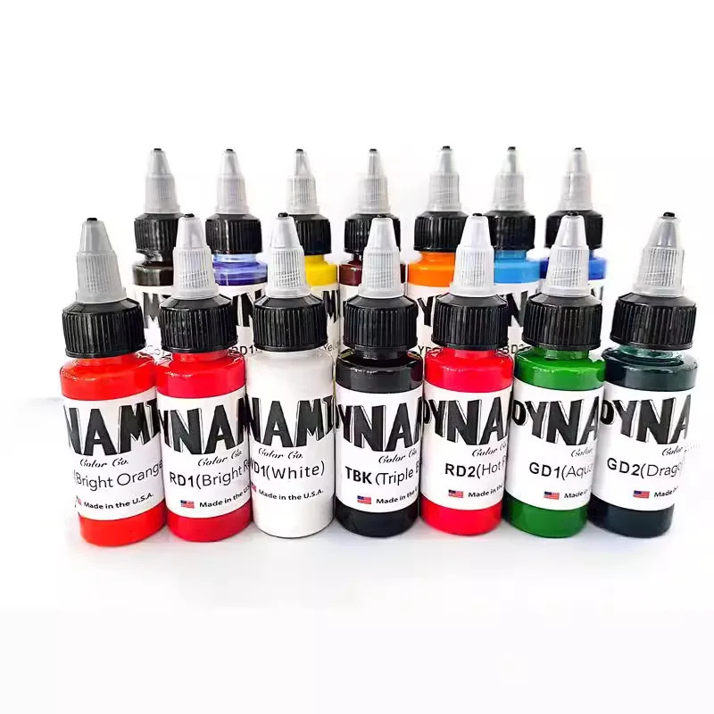 14Colors Professional Tattoo ink for Body Art Natural Plant Micro ...