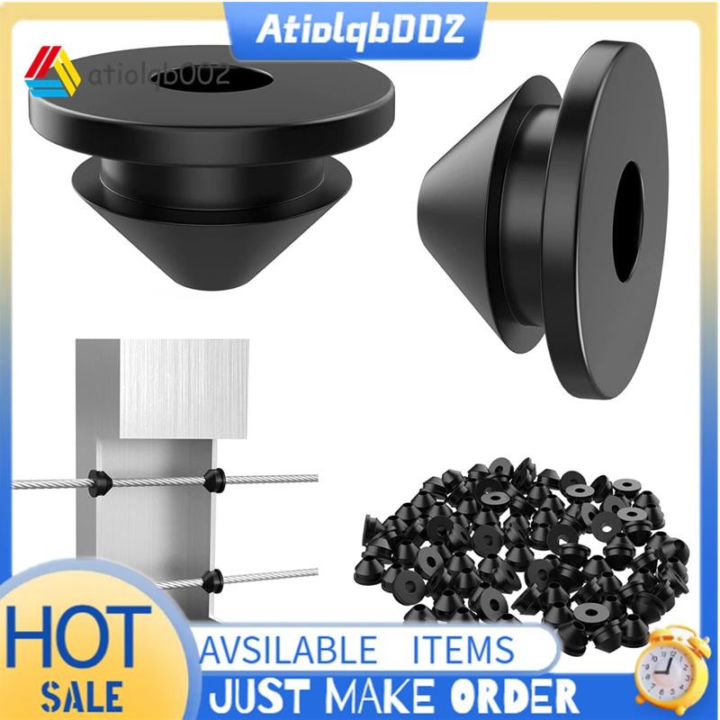 100PCS Cable Railing Rubber Grommets Set for 1/8Inch 5/32Inch 3/16Inch ...