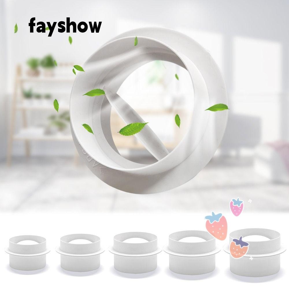 FAYSHOW2 Pipe Check Valve, Plastic 80/100/110/150/200mm Air Duct Check