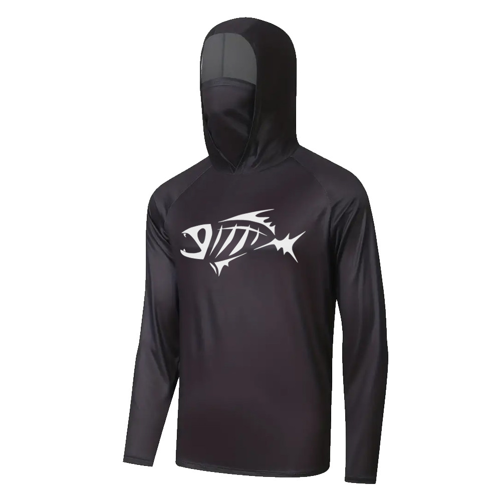 Fishing Apparel Summer Outdoor Men Long Sleeve black Performance Sun ...