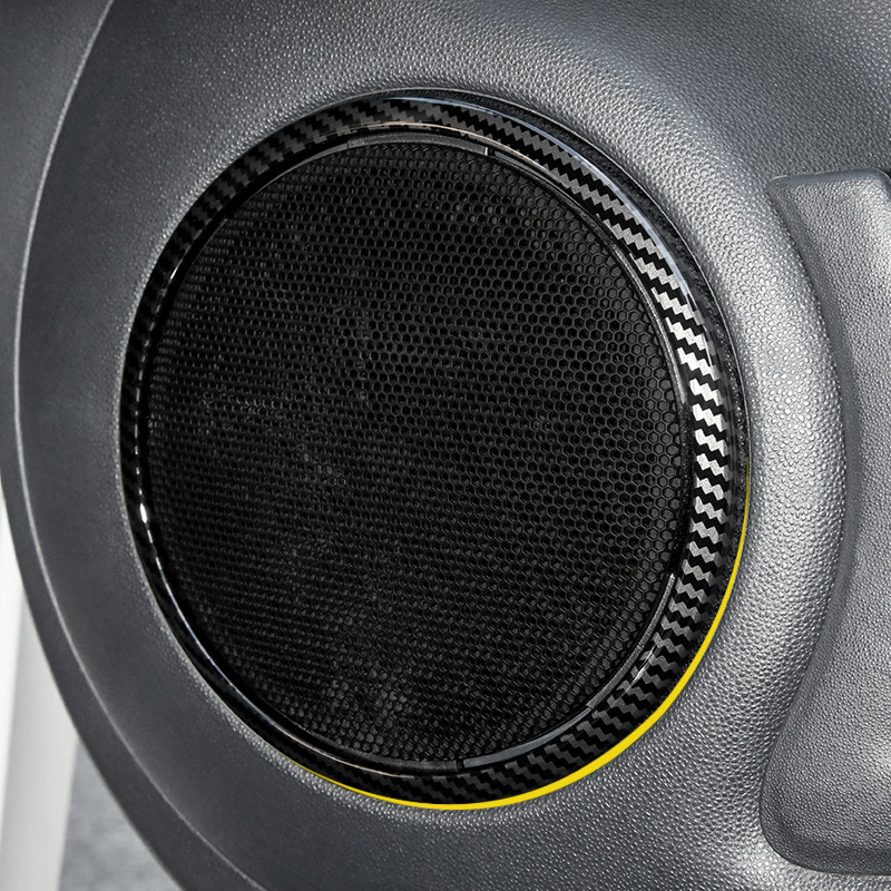 For Smart 451 Fortwo Carbon Fiber Car Door Loudspeaker Tweeter Audio