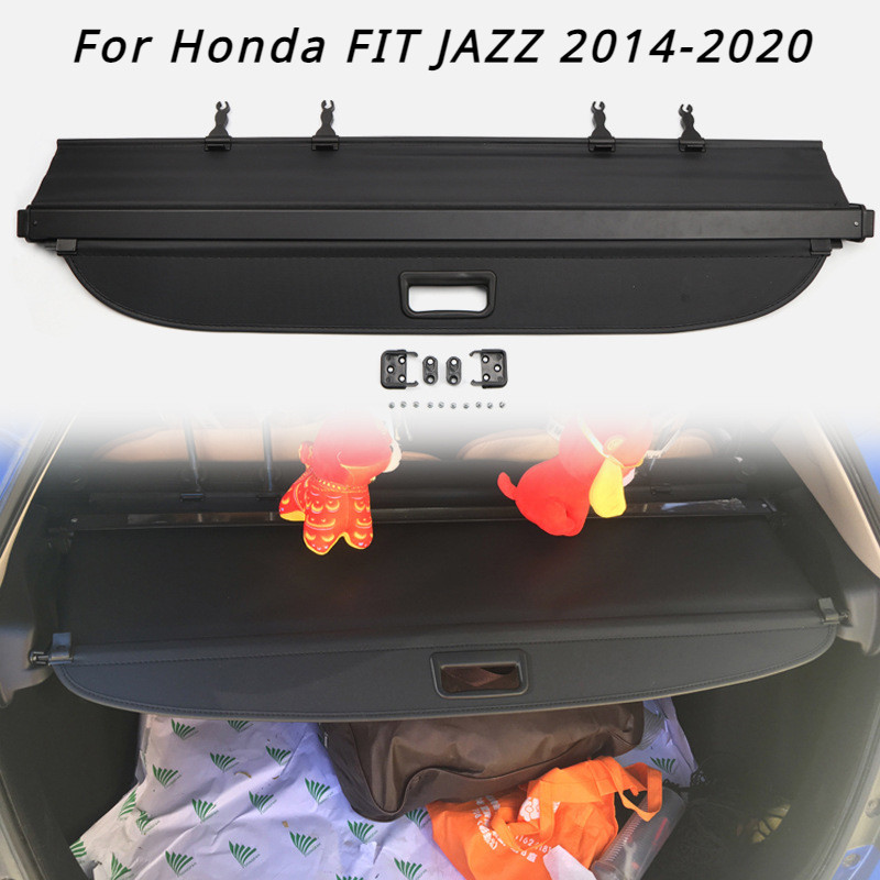 Trunk Cargo Cover For Honda FIT JAZZ 20142021 Security Shield Rear