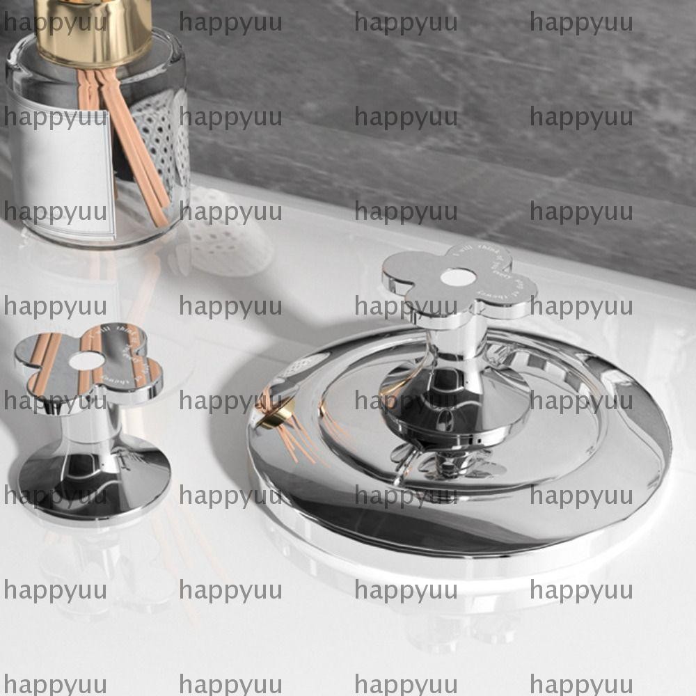 HAPPYUU Toilet Press Button, Flower Shaped Universal Toilet Tank Push