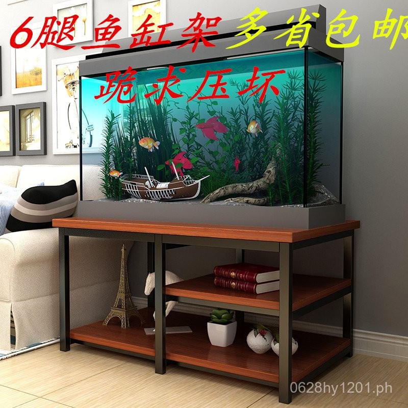 Fish Tank Table Stand Base Iron Fish Tank Base Solid Wood Fish Tank ...