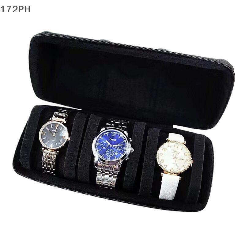 [HOT] Portable Watch Storage Box Water Proof Unique Zipper Travel ...