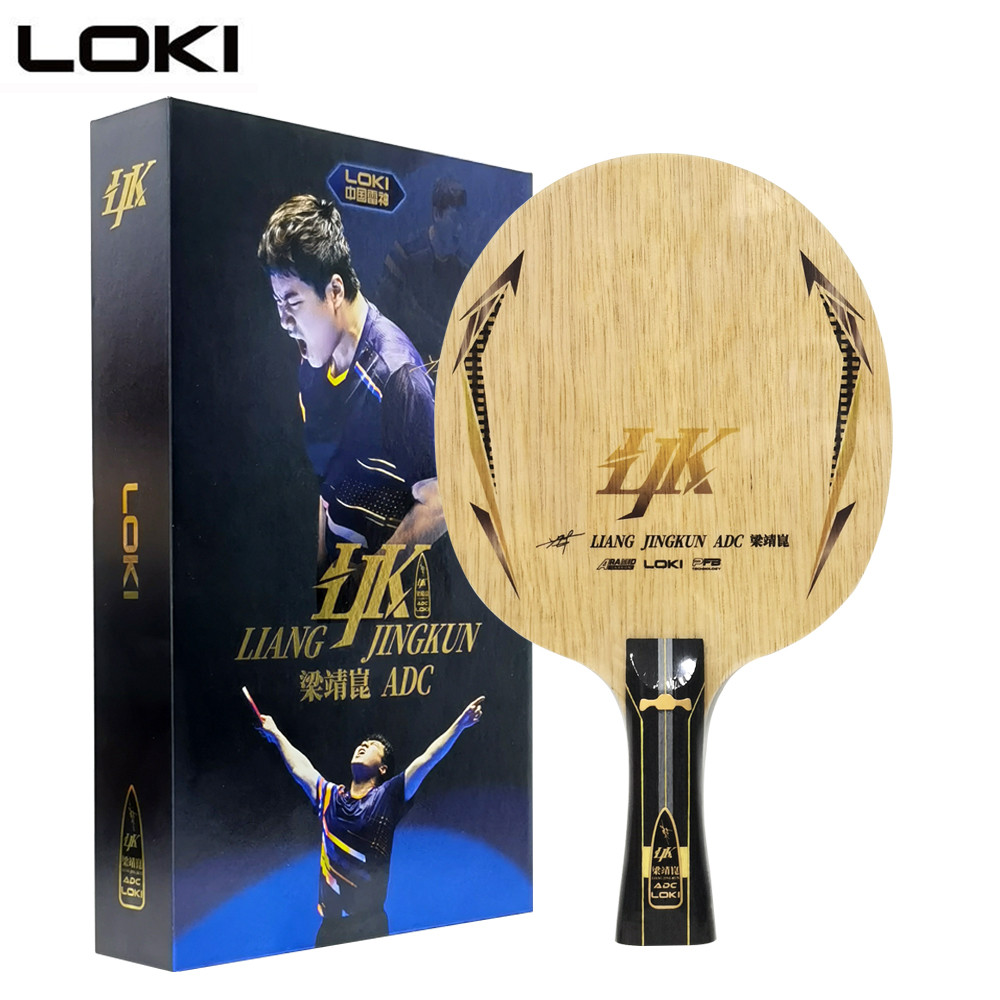 Original LOKI LIANG JINGKUN ADC Table Tennis Blade 5Wood+2ALC Carbon ...