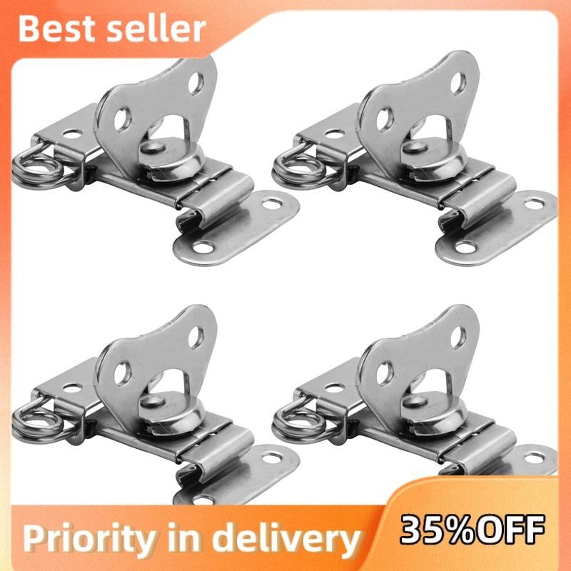 4 Pack 304 Stainless Steel Twist Latch with Keeper and Spring Butterfly ...