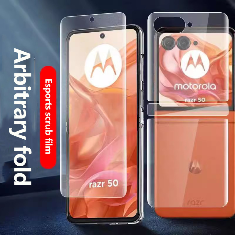 4 In 1 Soft Matte Hydrogel Film For Motorola Razr 50 2024 50 Ultra Plus