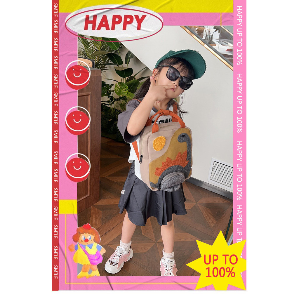Backpack Men's Schoolbag Sun2024Dinosaur Kindergarten New Versatile ...
