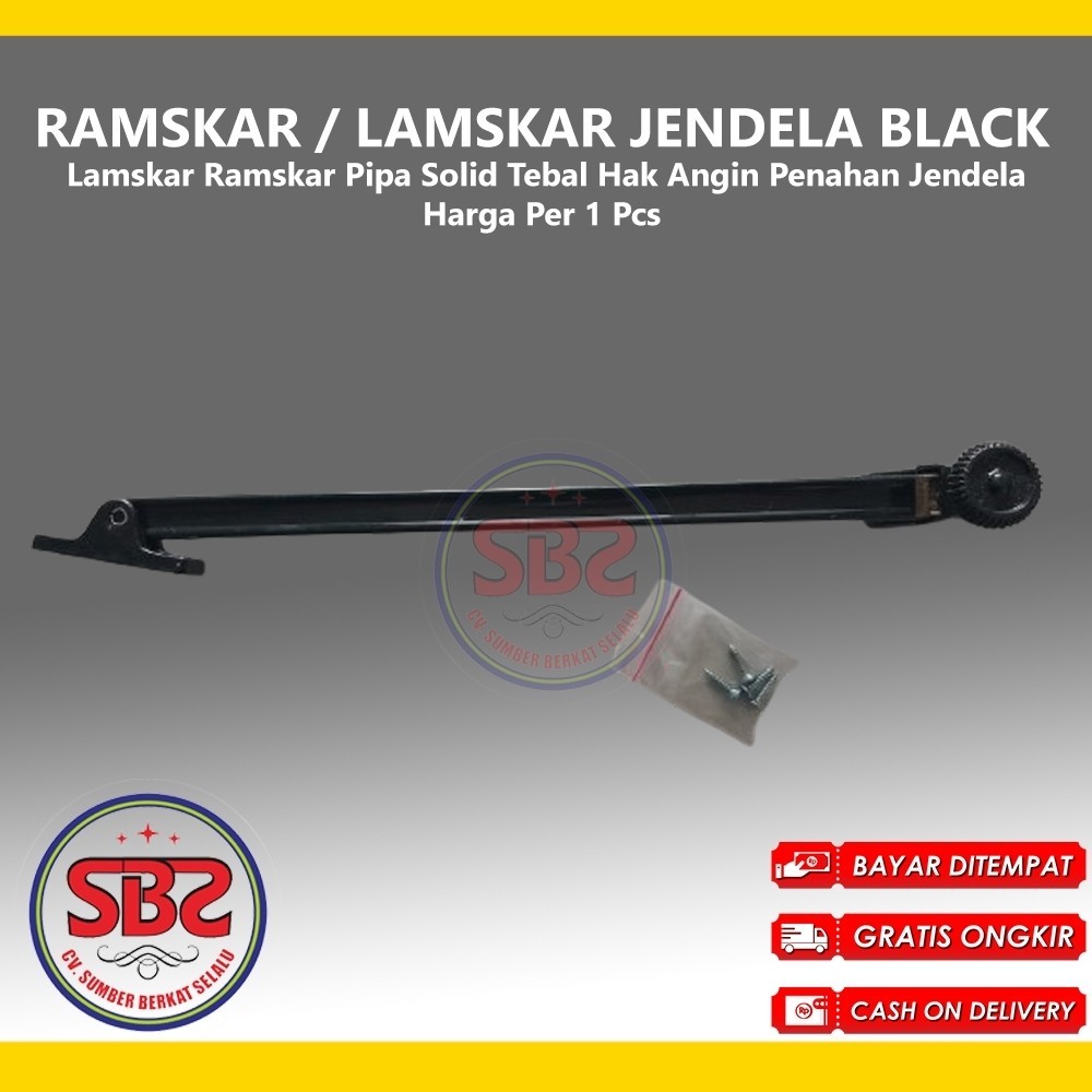 HITAM Black Lamskar / Black - Black Round Ramskar Thick Round Solid ...