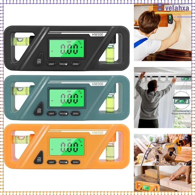 [Velahxa] Portable Digital Level Angle Gauge Construction Leveling Tool ...