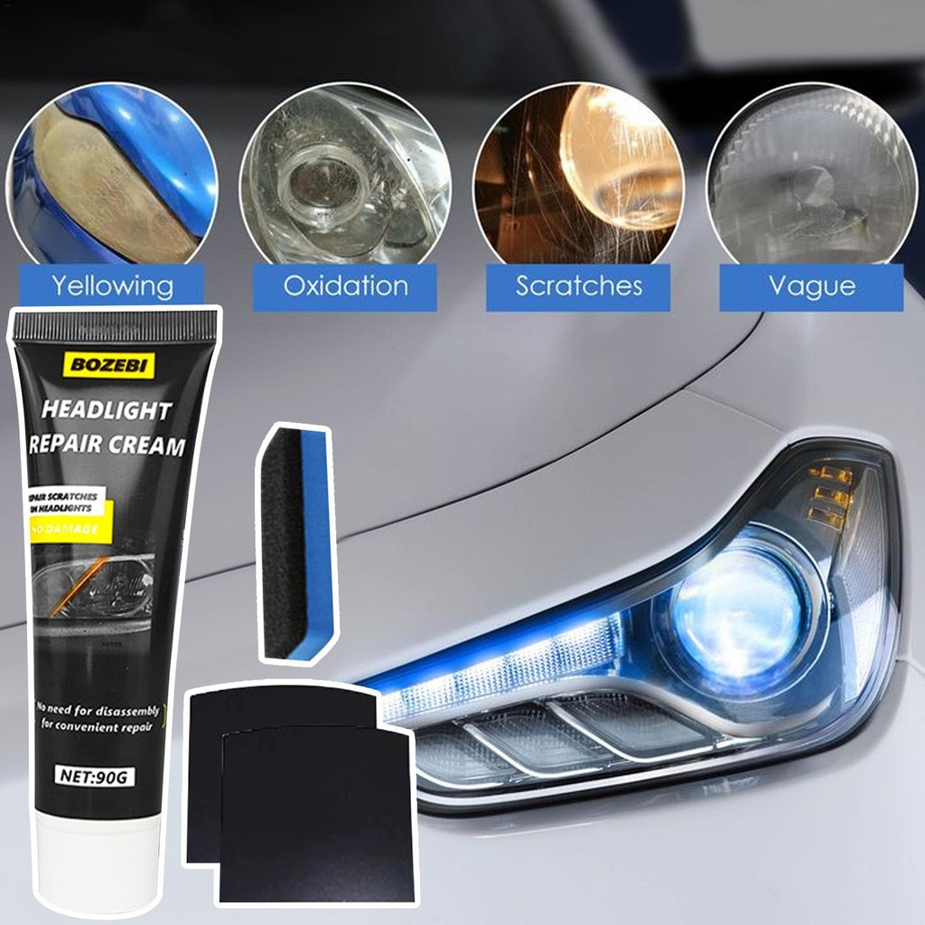 Car Headlight Restorer Headlight Cover Lens Repair Detergent Auto