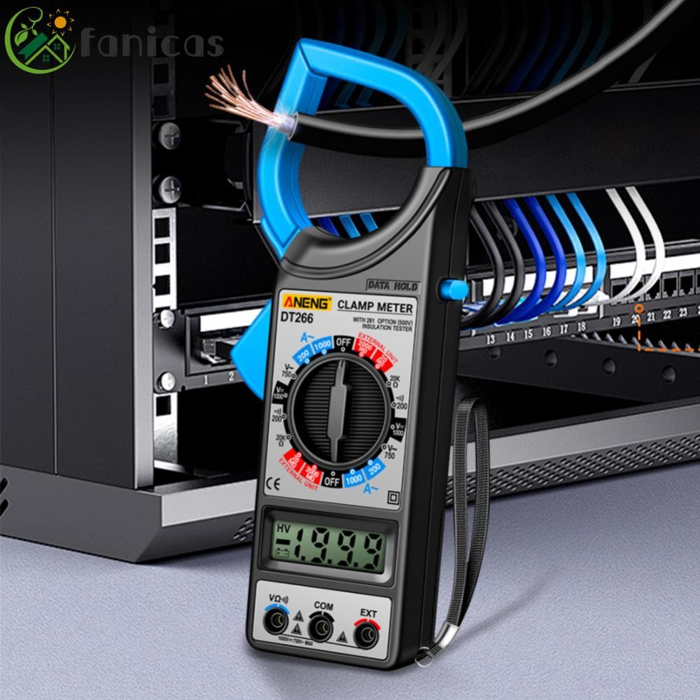 Digital True RMS Multimeter 1999 Counts Clamp Meter AC DC Voltage ...