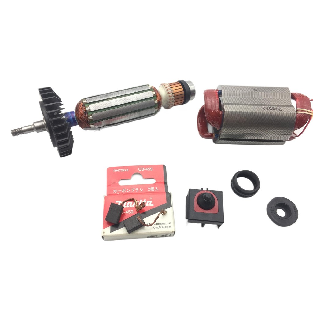 Angle 8 Grinder Ga4030 Rotor Stator Motor Switch Rubber Ring Carbon ...