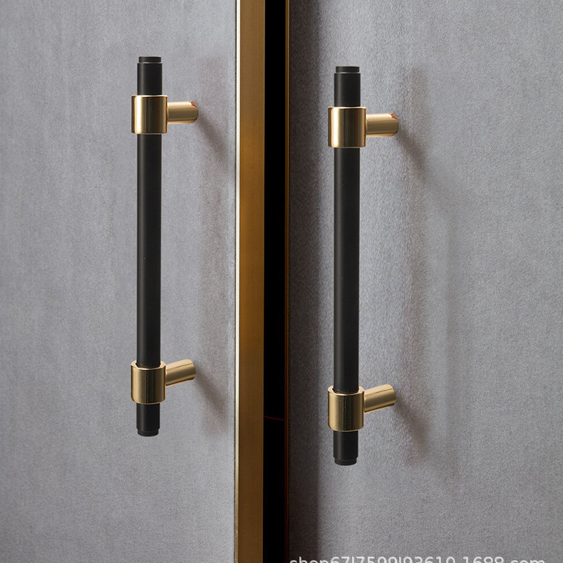 Modern Simple Cabinet Door Handle Zinc Alloy Drawer Handle Wardrobe ...