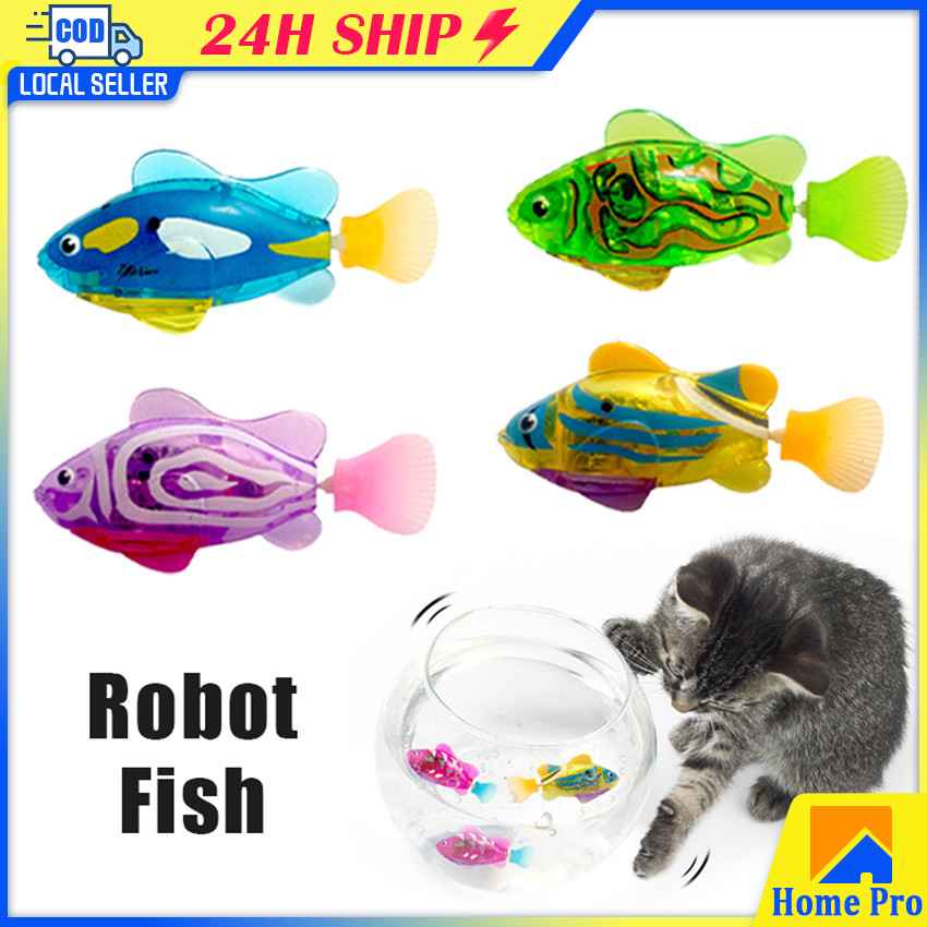 Robotic Electronic Battery Operated Fish Swimming Water Bath ...