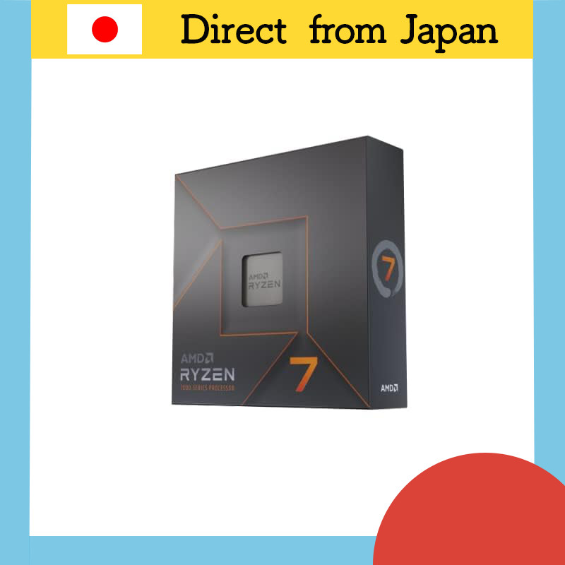 AMD Ryzen 7 7700X CPU Processor 8 Cores 16 Threads for Gaming & PC ...