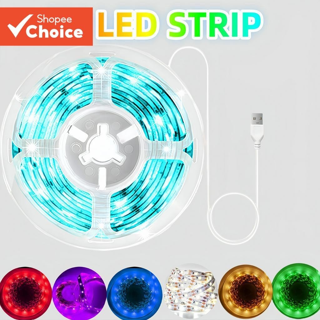 2835 SMD DC5V Led Light Strip USB Led Strip Light RGB Led Light Tape ...