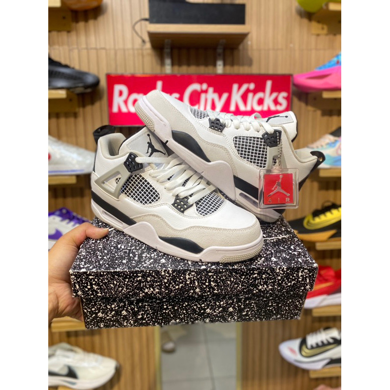 Jordan 4 Military Black by Racks City Kicks | Shopee Philippines
