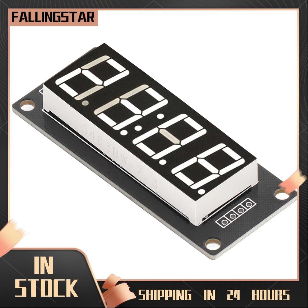 Fallingstar 0.56 Inch 4 Digit 7-segments LED Display Module TM1637 ...