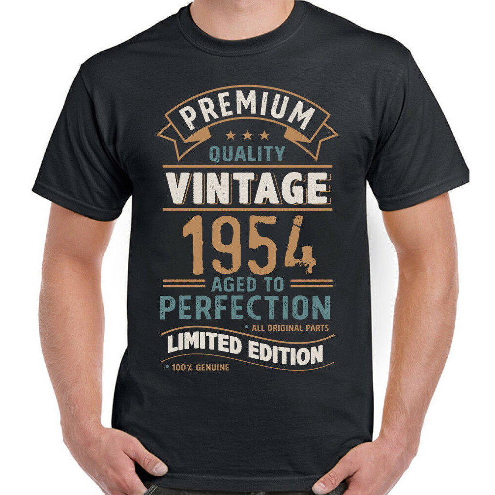 70th Birthday T Shirt 1954 Mens Funny 70 Year Old Vintage Year Limited Edition Shopee Philippines 6245