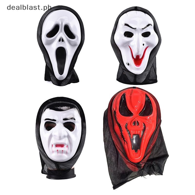 [RT] Halloween Mask Horror Death Ghost Day Makeup Ball Party Plastic ...