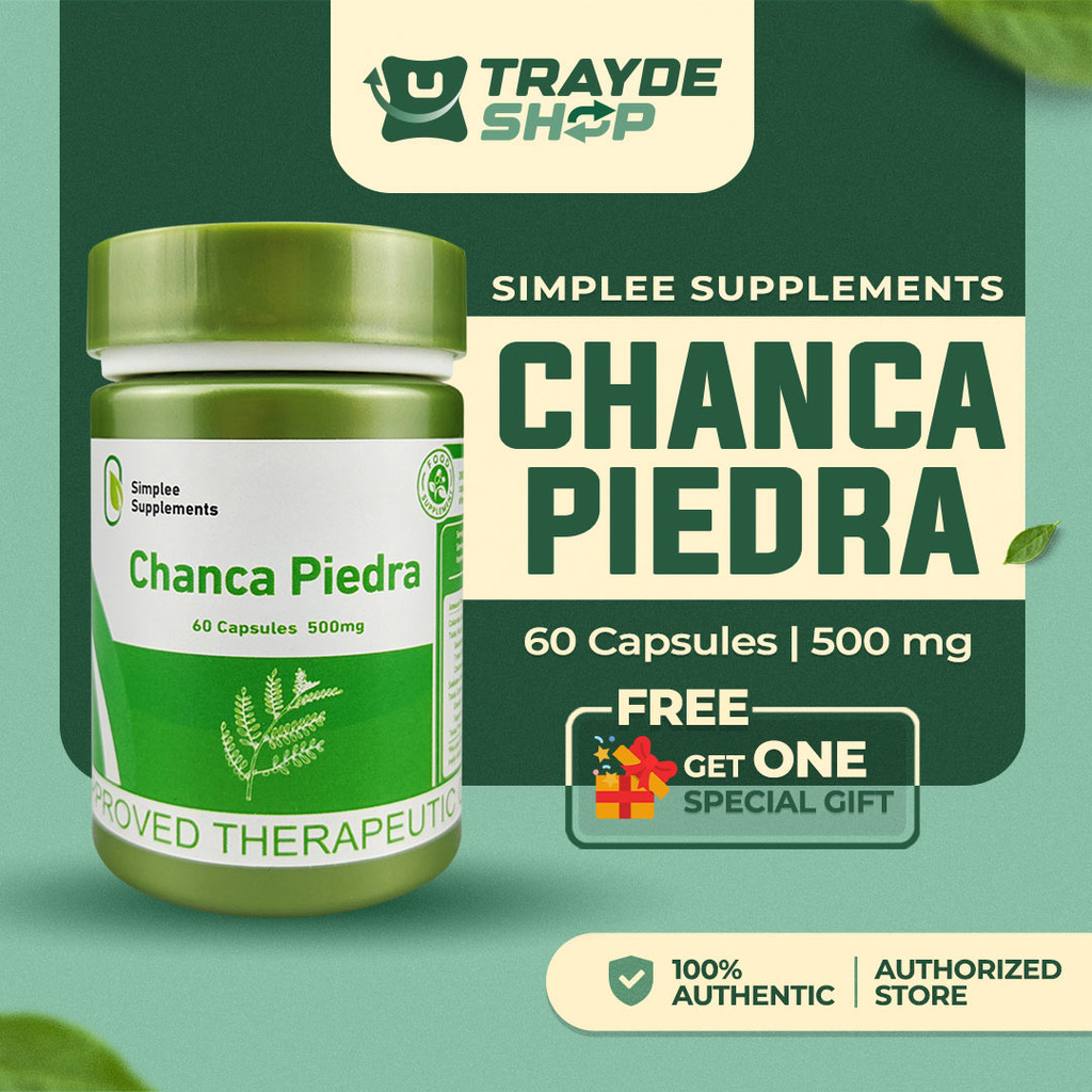 Simplee Chanca Piedra – 500mg | 60 Capsules – Supports Urinary Wellness ...