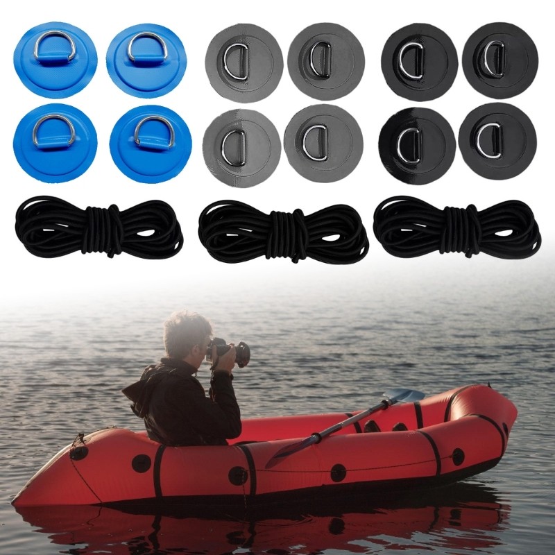 YO Water Sport Essential D Rings Patches Bundle for Inflatable Rigging ...