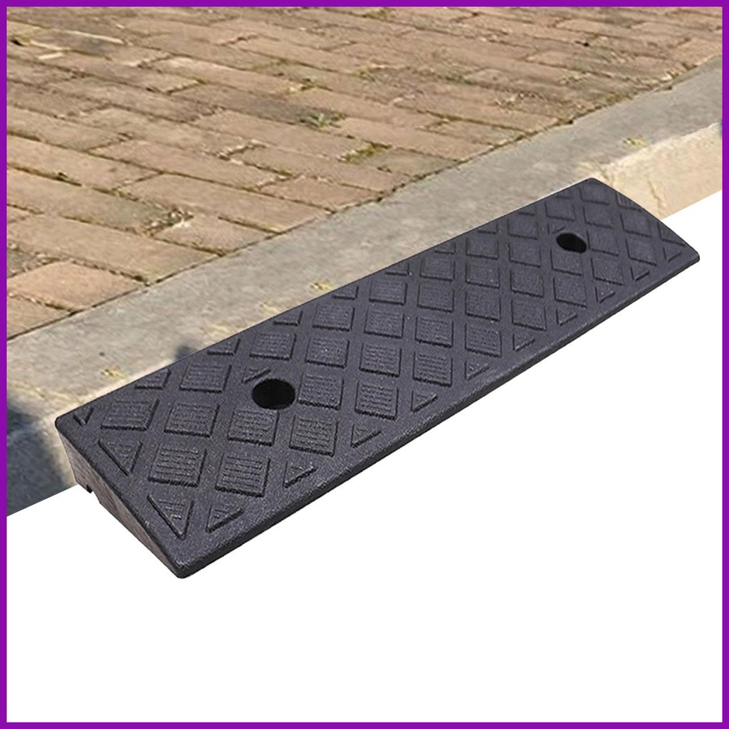 Curb Ramp Entry Ramp Heavy Duty Driveway Sloping Step Mat Garage Ramp ...