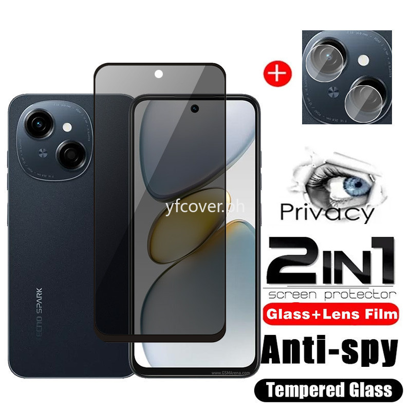 Apgo Hybrid Privacy Displayschutzglas Für Tecno Pova Neo 5G – Matt, Sichtschutz Bei 45°, Kratzfest, Full Glue, 7H Härte