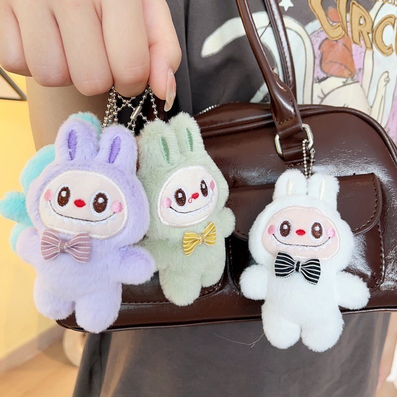 Labubu Keychain The Monsters Bunny Labubu Key Chain Anime Accessories ...