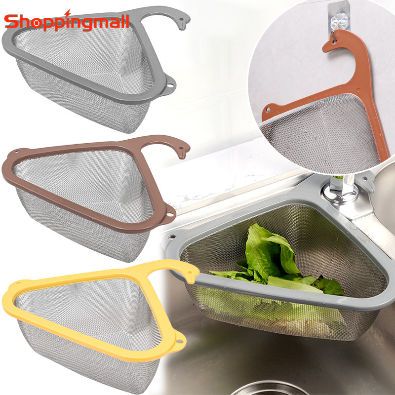 Kitchen Sink Drain Basket Swan Drain Rack Leftovers Filter Sink Hanging ...
