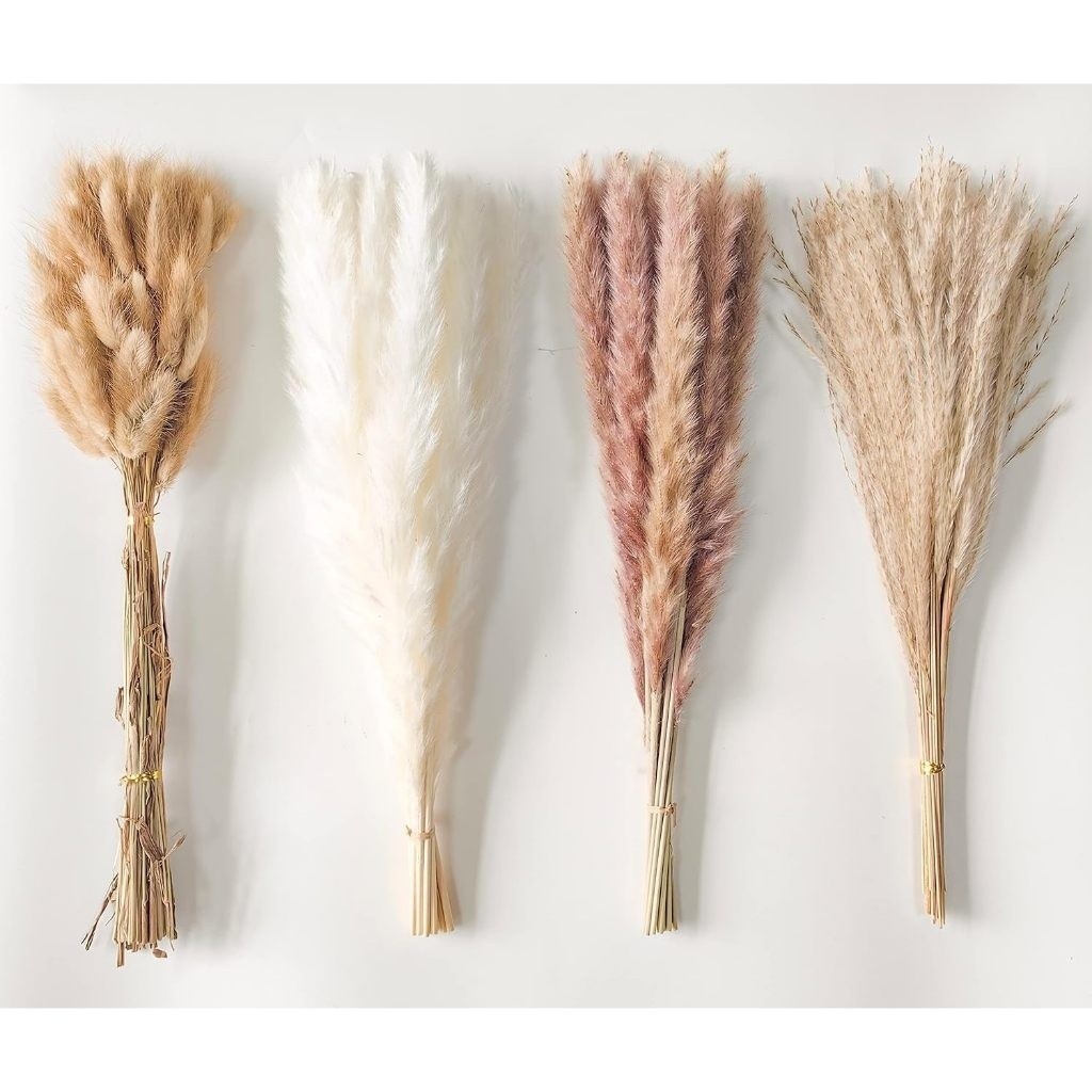 1stem Dried Flowers Bouquet Dried Pampas Grass Bouquet Natural Flower