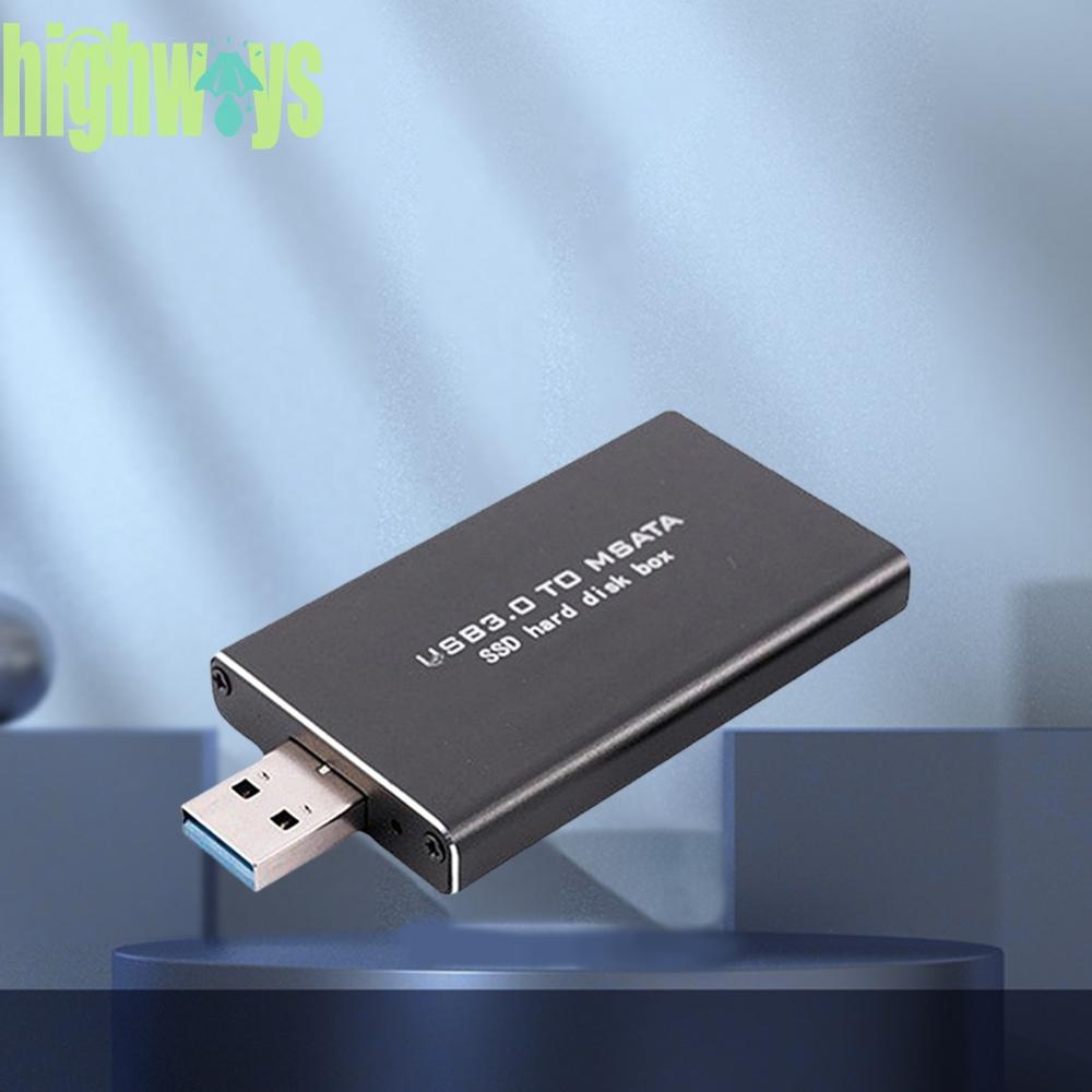UK Mini MSATA To USB 3.0 Hard Disk Box 6Gbps Wireless PCIE for 30*30