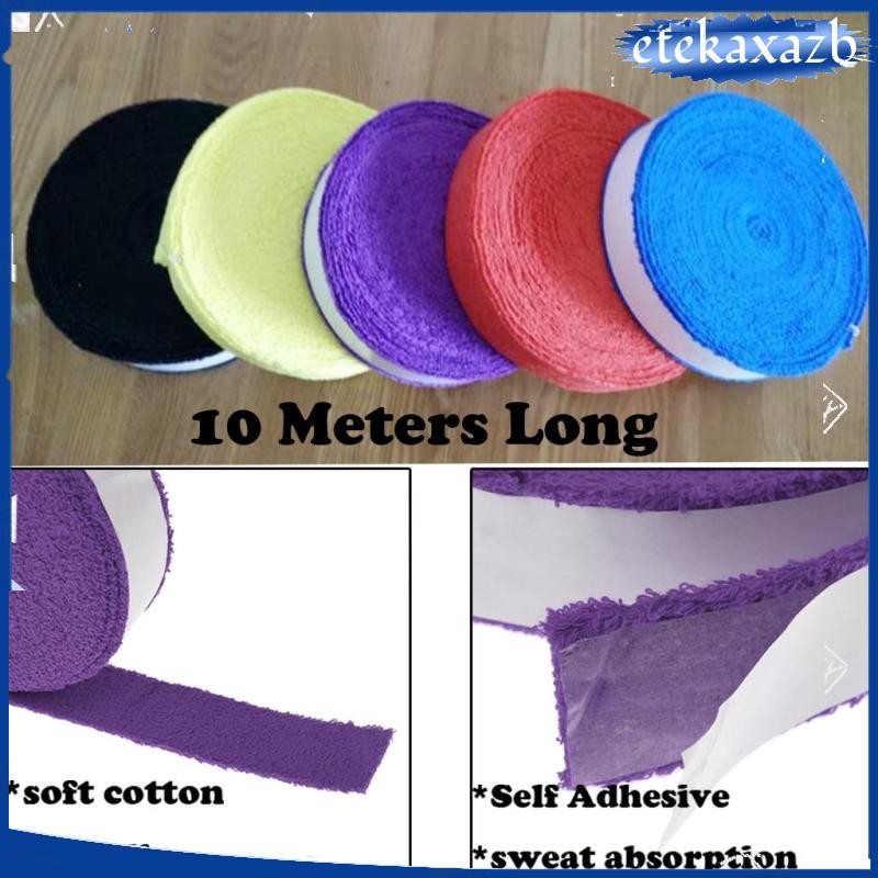 [etekaxazb] 10 Slip Thick Roll Towel for Tennis Squash Badminton