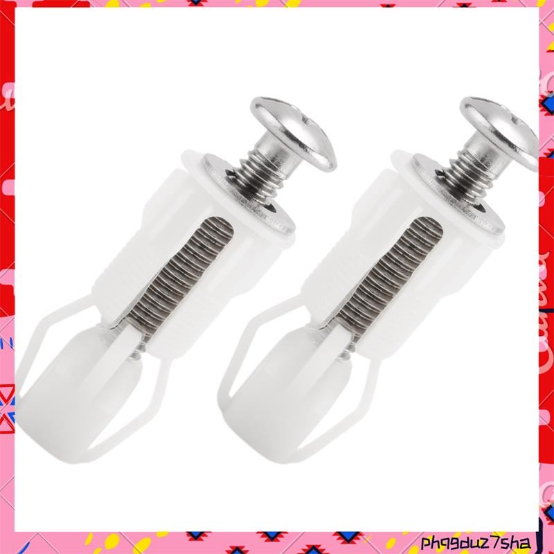 Toilet Seat Screws and Toilet Lid Screws Stainless Steel Top Fixing