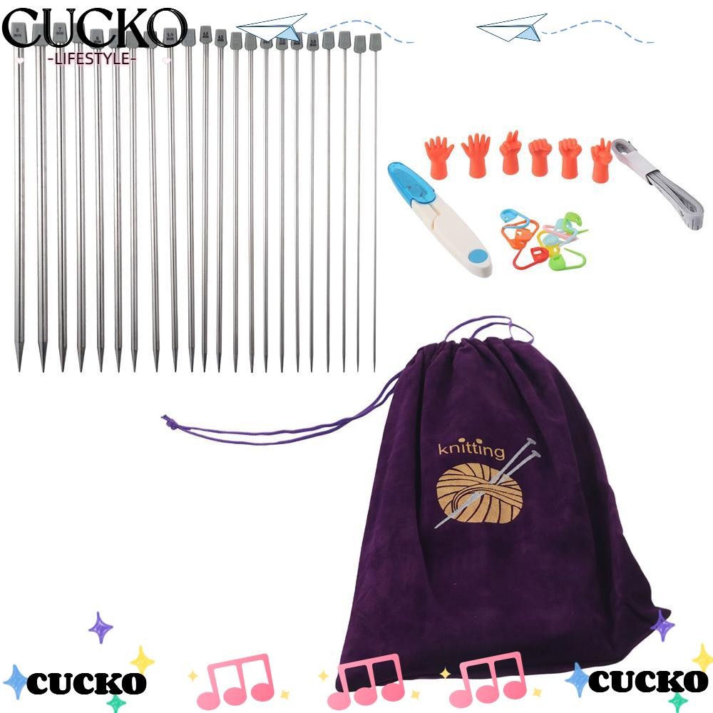 CUCKO Single Point Weave, Multicolor Stainless steel Knitting Needle