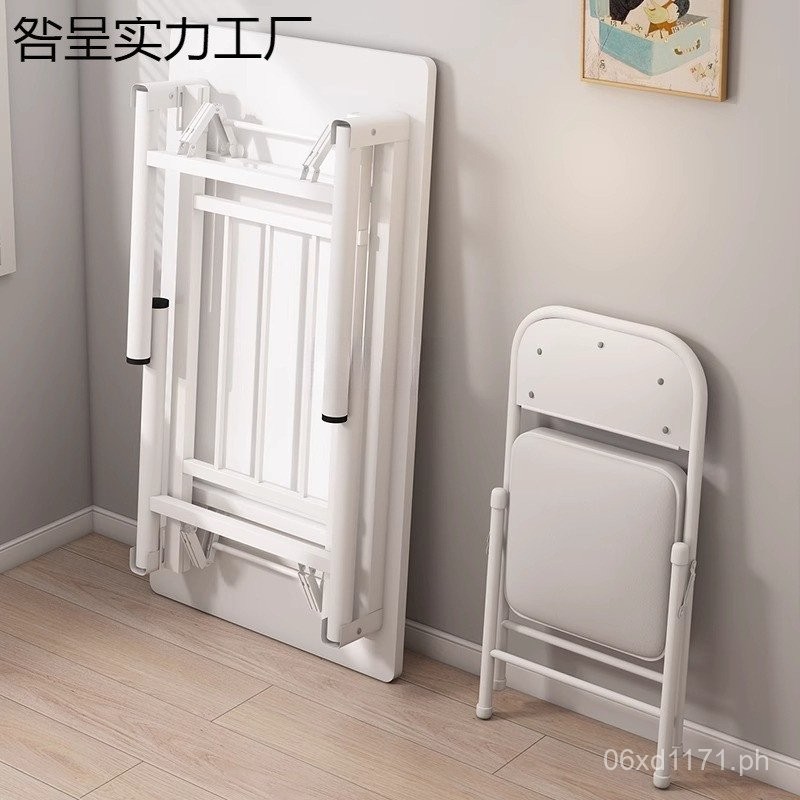 Simple Home Folding Table Small Apartment Portable Dining Table Small ...
