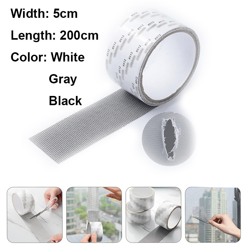 Repair Your Window Screens with Self-Adhesive Mosquito Net Patch ...