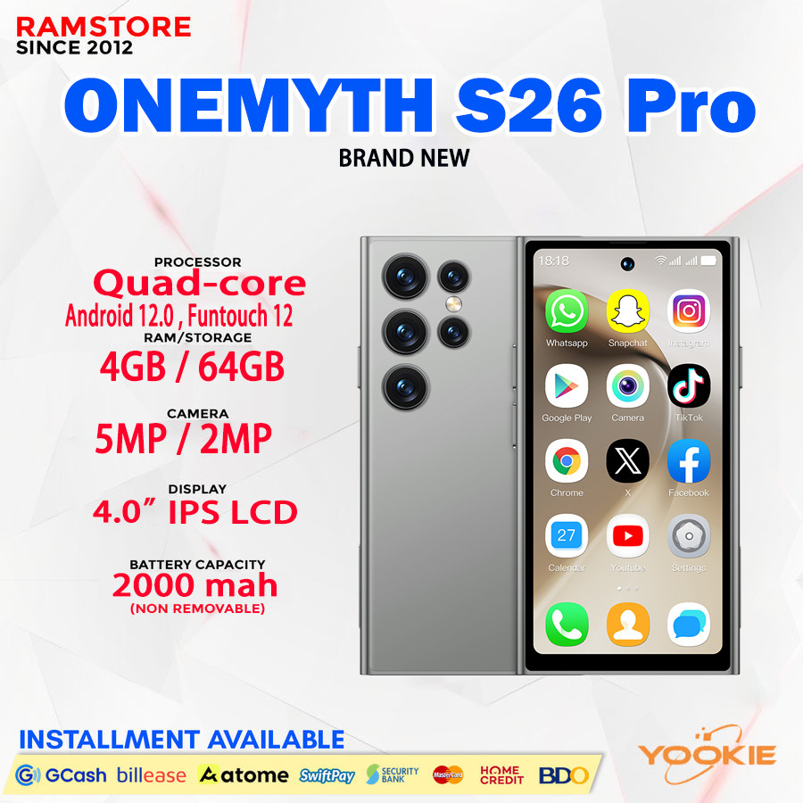 New Original S26 Pro 4G Smart Mini Phone Android 12.0 4GB+64GB 4inch ...