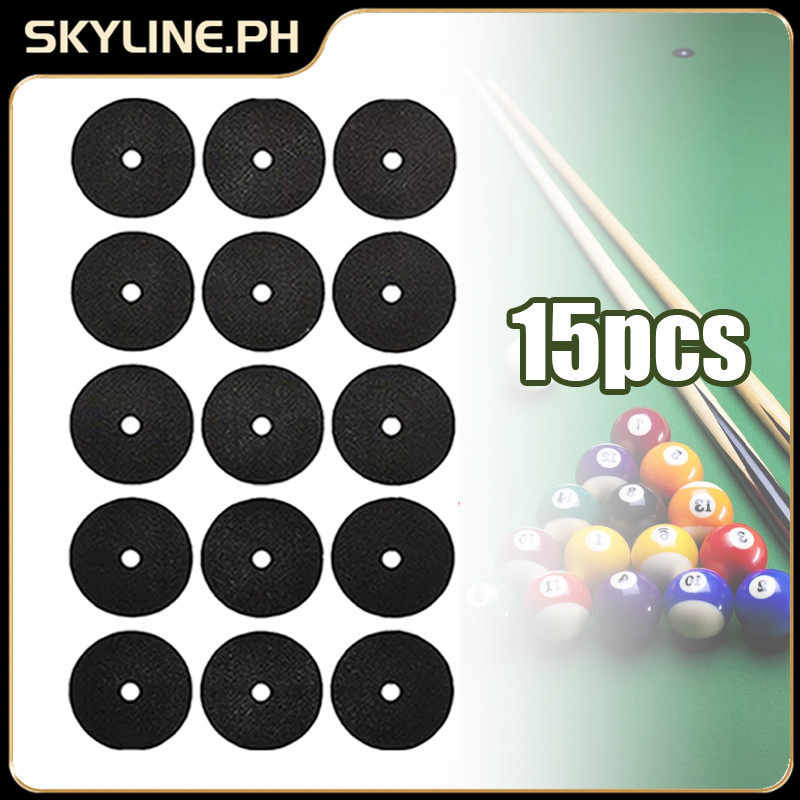 Professional Billiard Spot Stickers 15Pcs Black Dot Position Marker ...