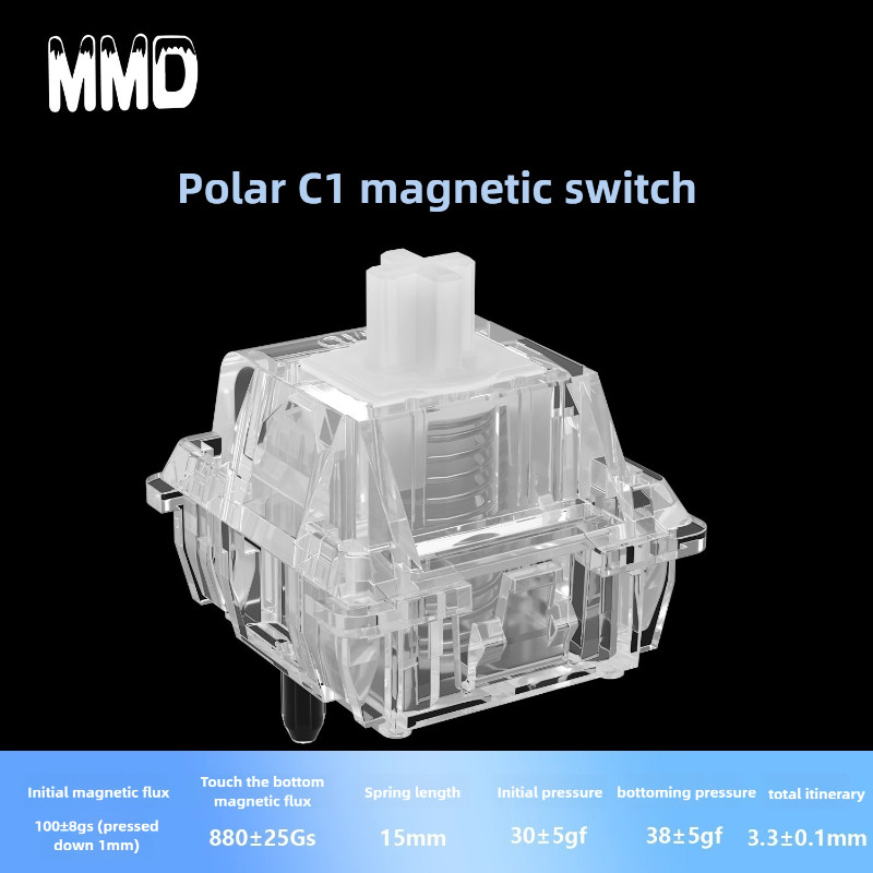 MMD Luminary C1 Magnetic Switch Electromagnetic Rappid Trigger Gaming ...